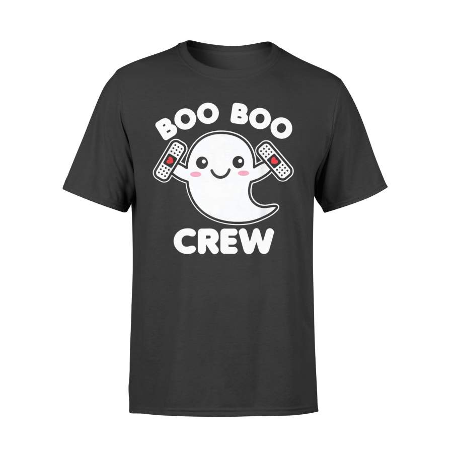 Boo Boo Crew Nurse Ghost Funny Kawaii Halloween Costume T-Shirt – Standard T-shirt