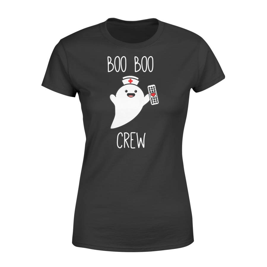 Boo Boo Crew Halloween Nurse Ghost Costume T-Shirt – Standard Women’s T-shirt