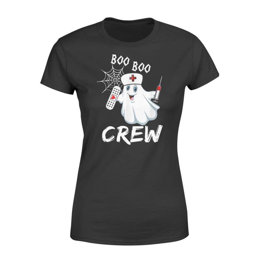 Boo Boo Crew Nurse Ghost Halloween Costume T Shirt – Standard Women’s T-shirt