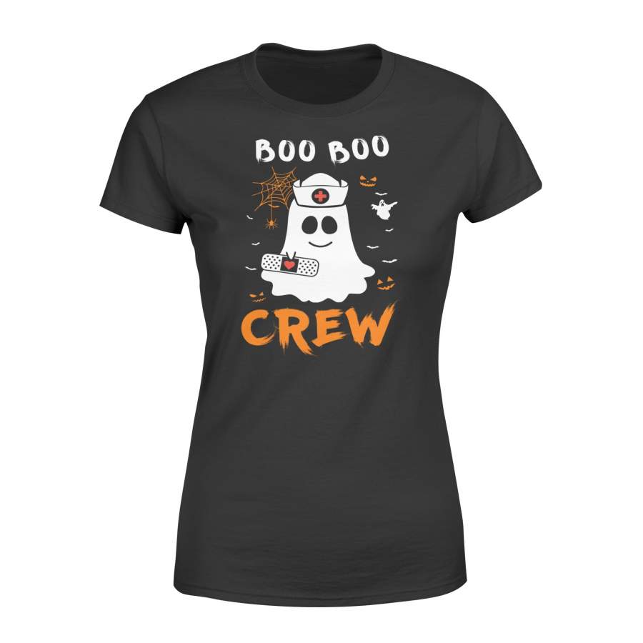 Boo Boo Crew Nurse Ghost Funny Halloween T Shirt – Standard Women’s T-shirt