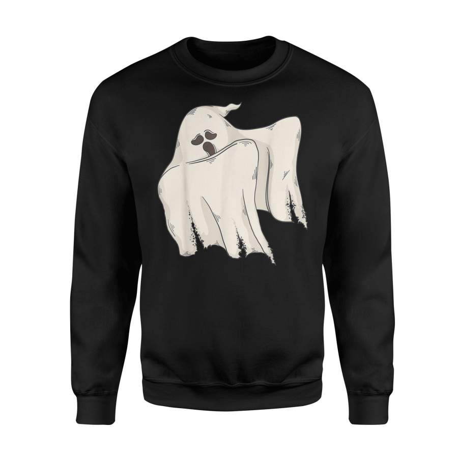 Halloween T-Shirt Dabbing Ghost T Shirt – Standard Fleece Sweatshirt