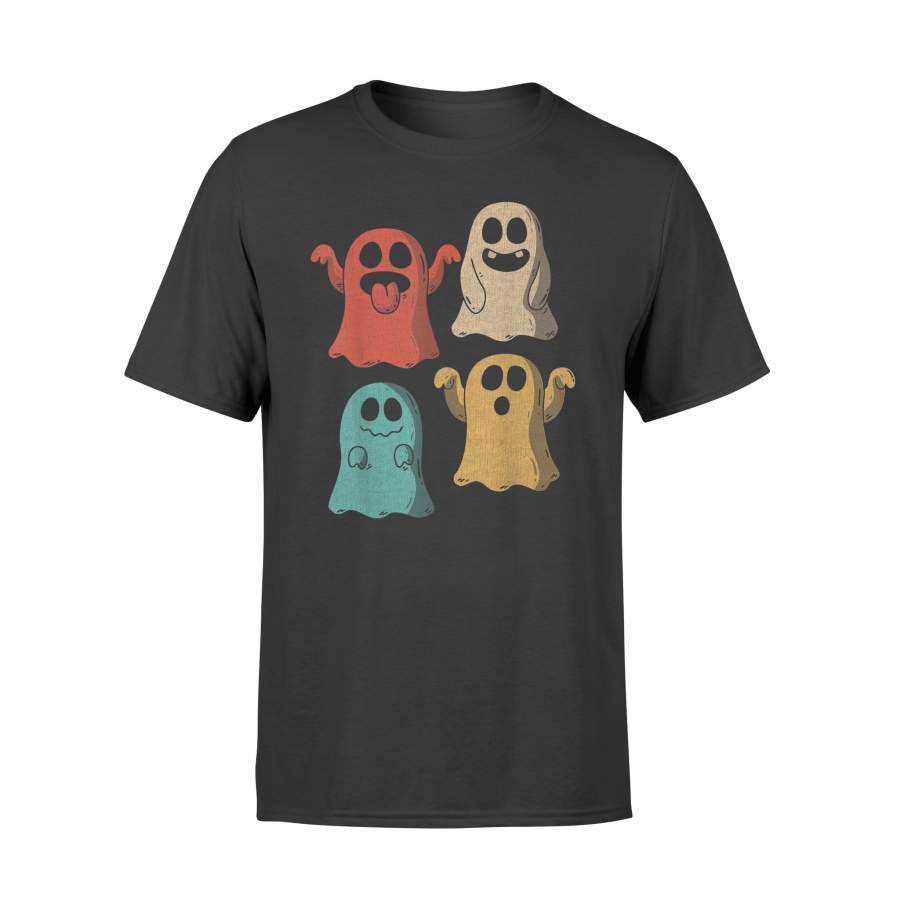 Halloween T Shirt Vintage Ghost Halloween T Shirt – Standard T-shirt