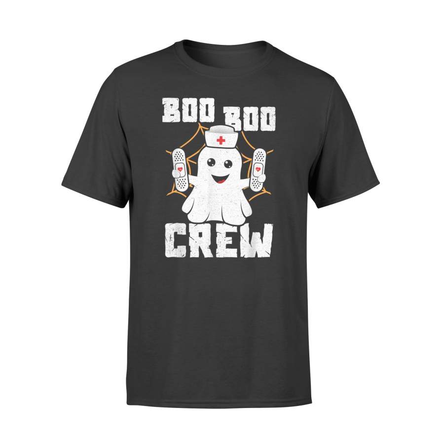 Boo Boo Crew T Shirt Ghost Nurse Halloween T-Shirt – Standard T-shirt