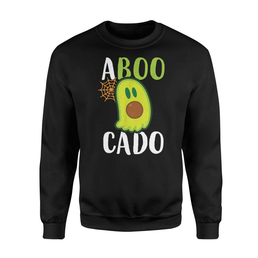 Halloween T Shirt Avocado Ghost Halloween Avocado T-Shirt – Standard Fleece Sweatshirt