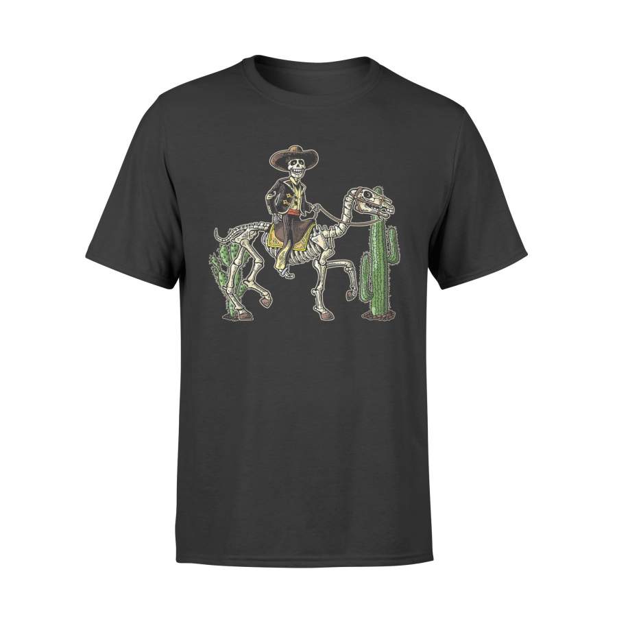 Halloween T Shirt Day of the Dead Halloween Ghost Rider T-Shirt – Standard T-shirt