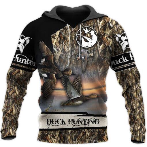 Duck Hunting Camo 3D All Over Print | Hoodie | Unisex | Full Size | Adult | Colorful | HT5545