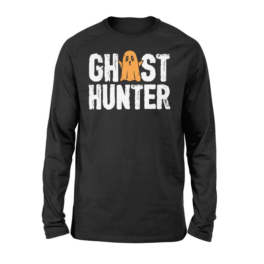 Halloween T Shirt Ghost Hunter T-Shirt – Standard Long Sleeve