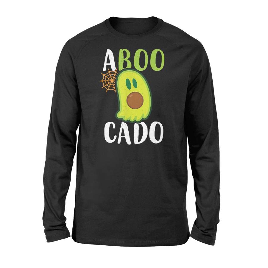 Halloween T Shirt Avocado Ghost Halloween Avocado T-Shirt – Standard Long Sleeve