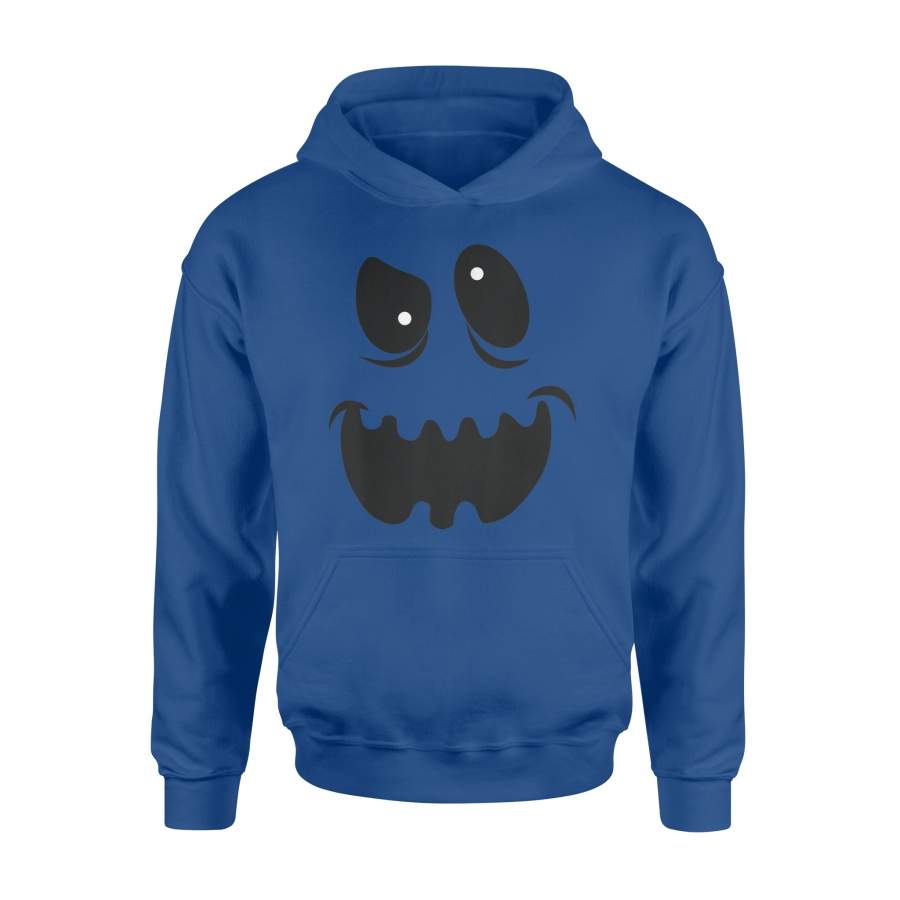 Halloween T Shirt Crazy Eyes Smiling Ghost Halloween T-Shirt – Standard Hoodie