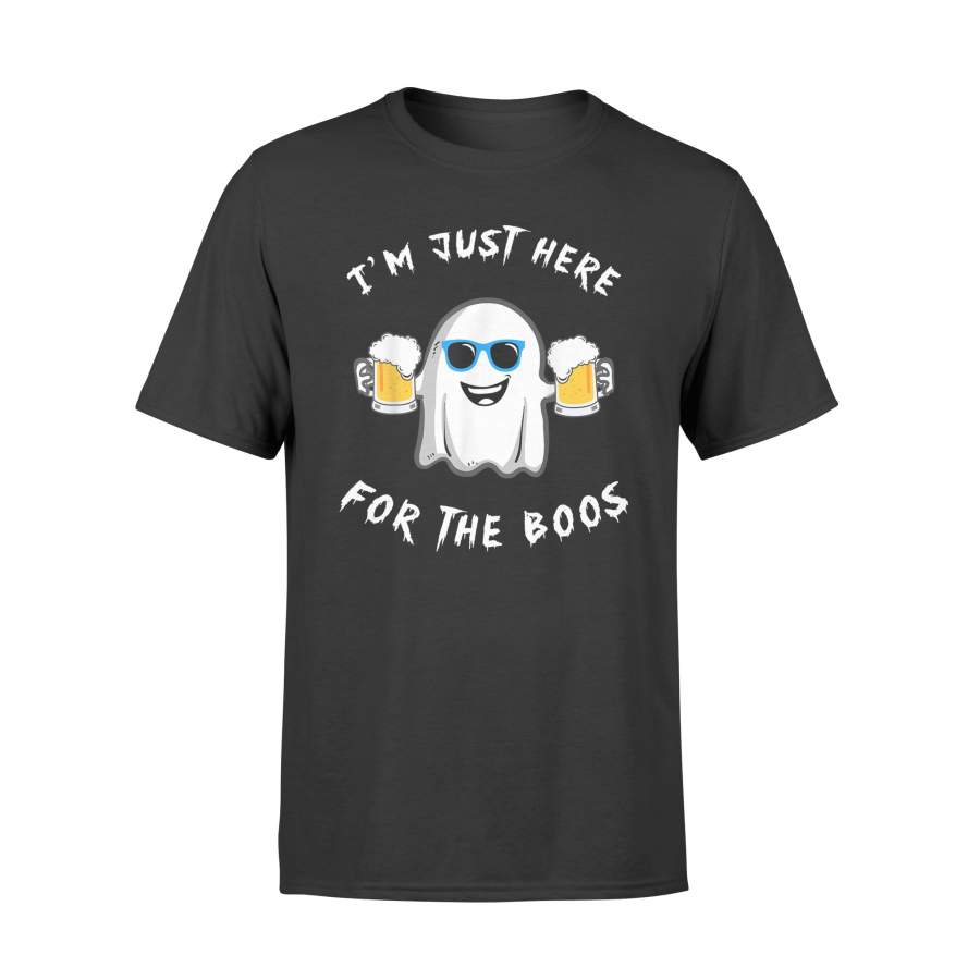 I’m just here for the boos Tshirt – Halloween Tshirt Ghost And Beer – Beer Tshirt – Standard T-shirt