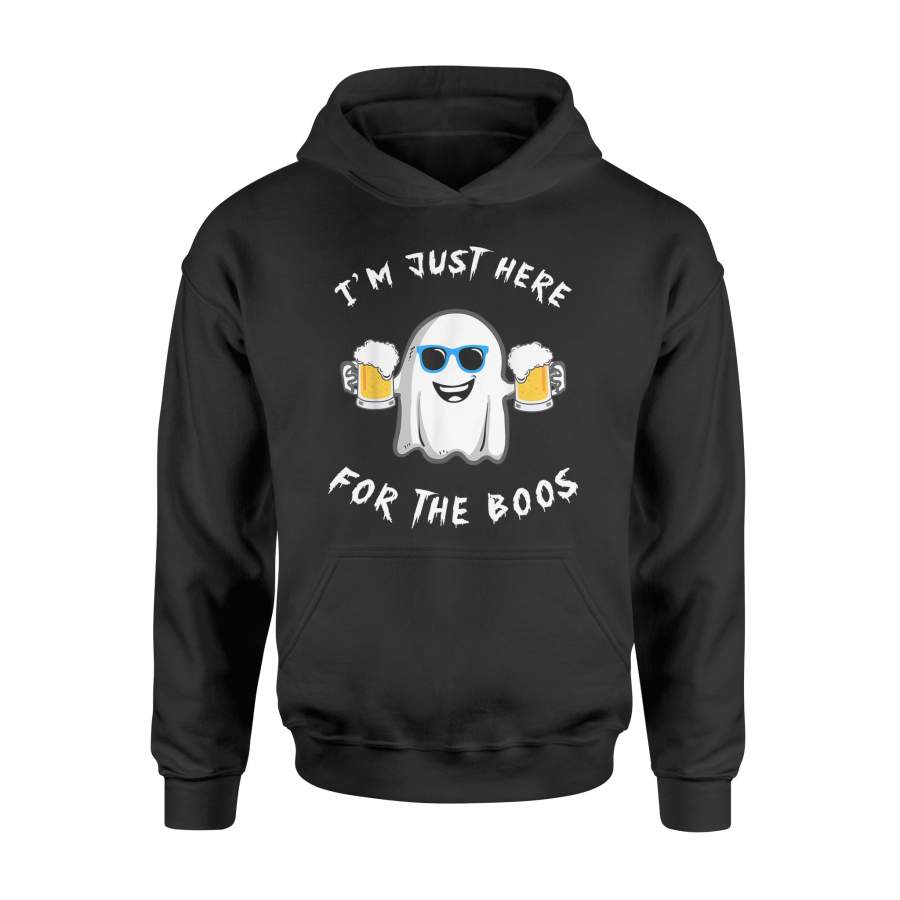 I’m just here for the boos Tshirt – Halloween Tshirt Ghost And Beer – Beer Tshirt – Standard Hoodie