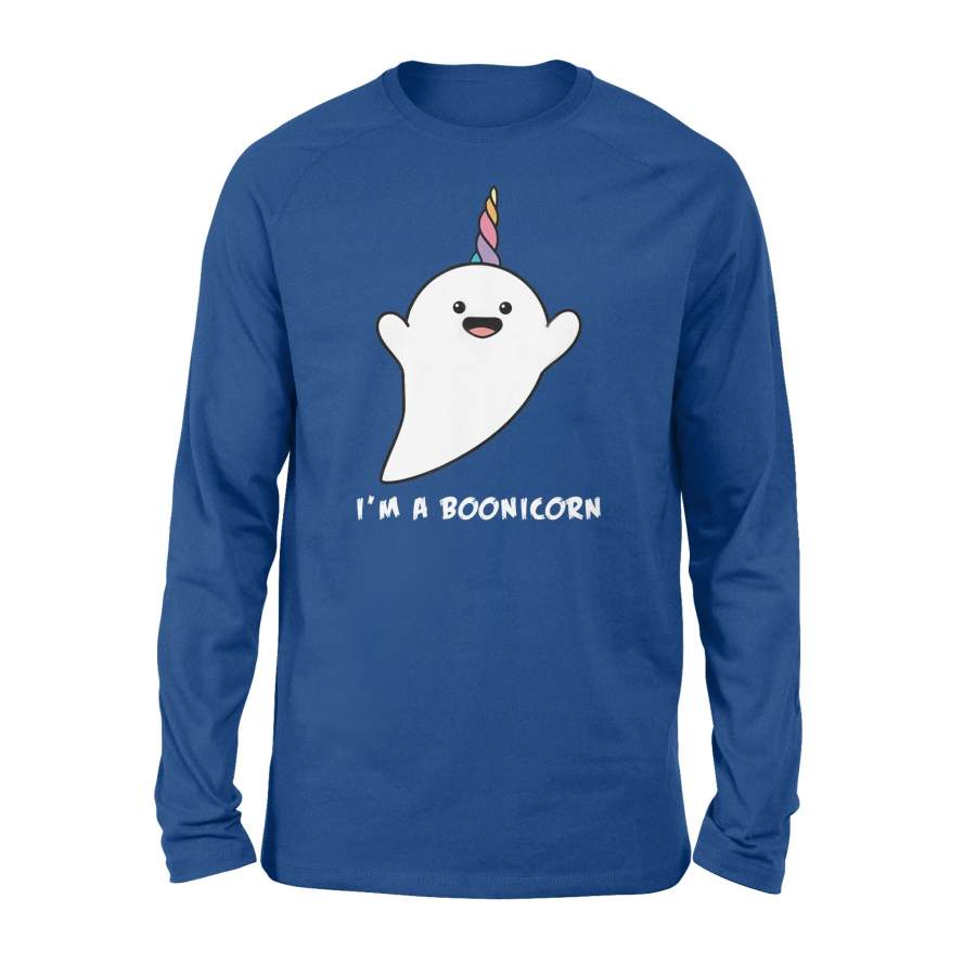 Halloween Tshirt I’m a Boonicorn Unicorn Ghost Tshirt – Standard Long Sleeve