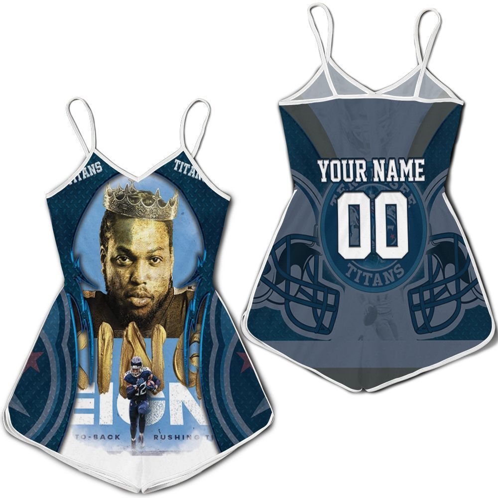 Derrick Henry King 22 Tennessee Titans AFC South Division Champions Personalized 3D Romper