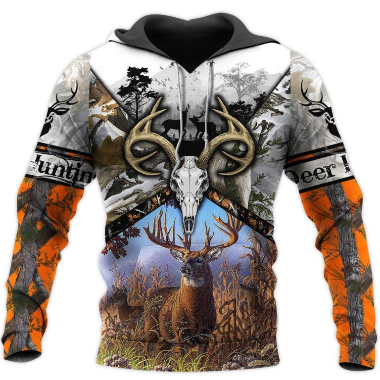 Deer Hunting Camo 3D All Over Print | Hoodie | Unisex | Full Size | Adult | Colorful | HT5560