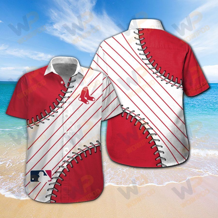 Boston Red Sox Hawaiian Shirt and Beach Shorts 267 L1MTH1639