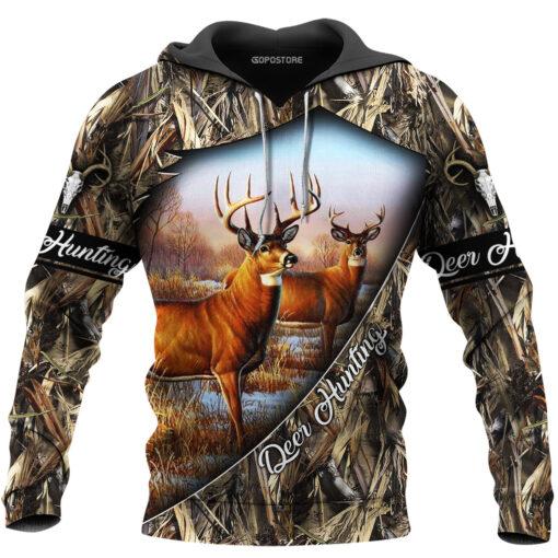 Deer Hunting Camo 3D All Over Print | Hoodie | Unisex | Full Size | Adult | Colorful | HT5576