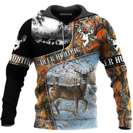 Deer Hunting Camo 3D All Over Print | Hoodie | Unisex | Full Size | Adult | Colorful | HT5573