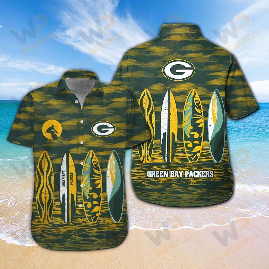 Green Bay Packers Hawaiian Shirt And Shorts 265 L1MTH2287