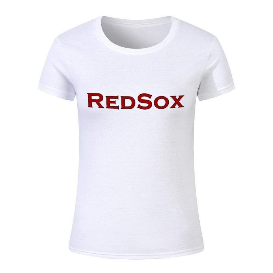Boston Redsox Loose Hipsters Women Fashion Funny 3D Print Summer Europe Tops Tees Uk T Shirt