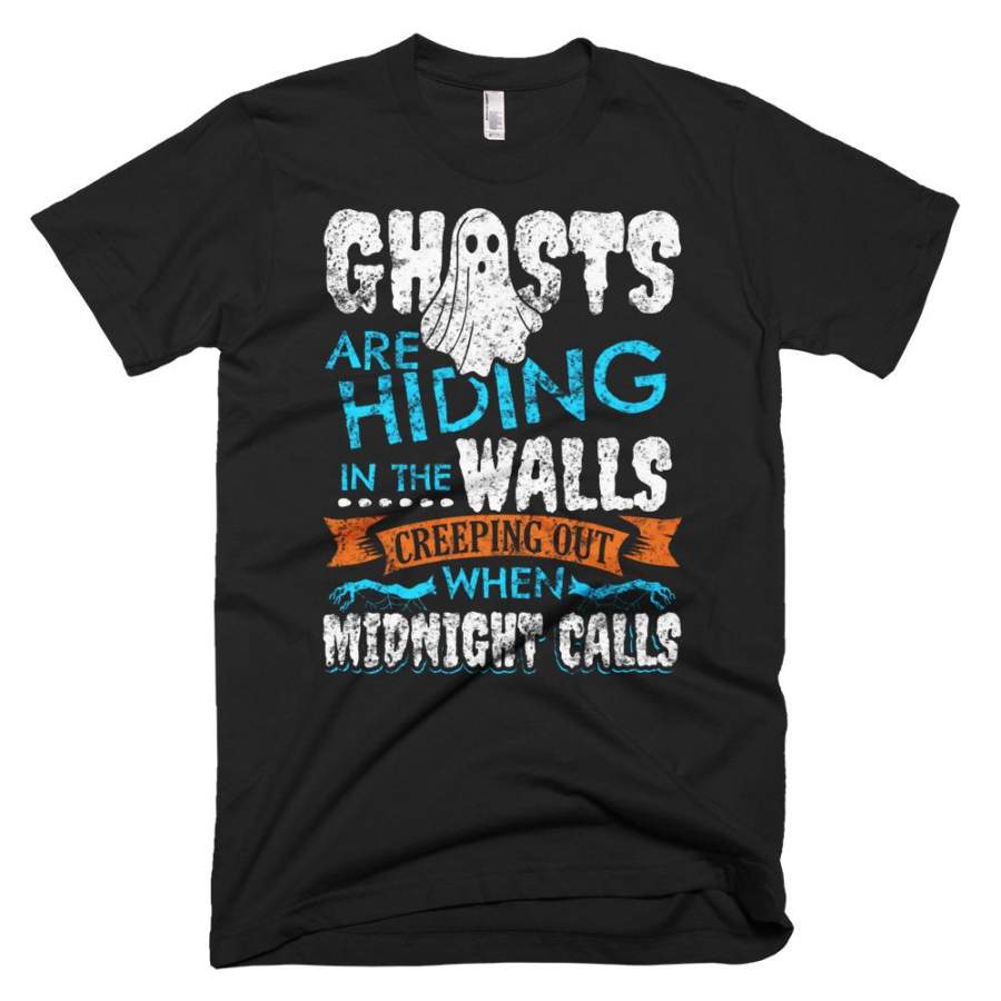 Ghost Spider Webs Halloween T-Shirt