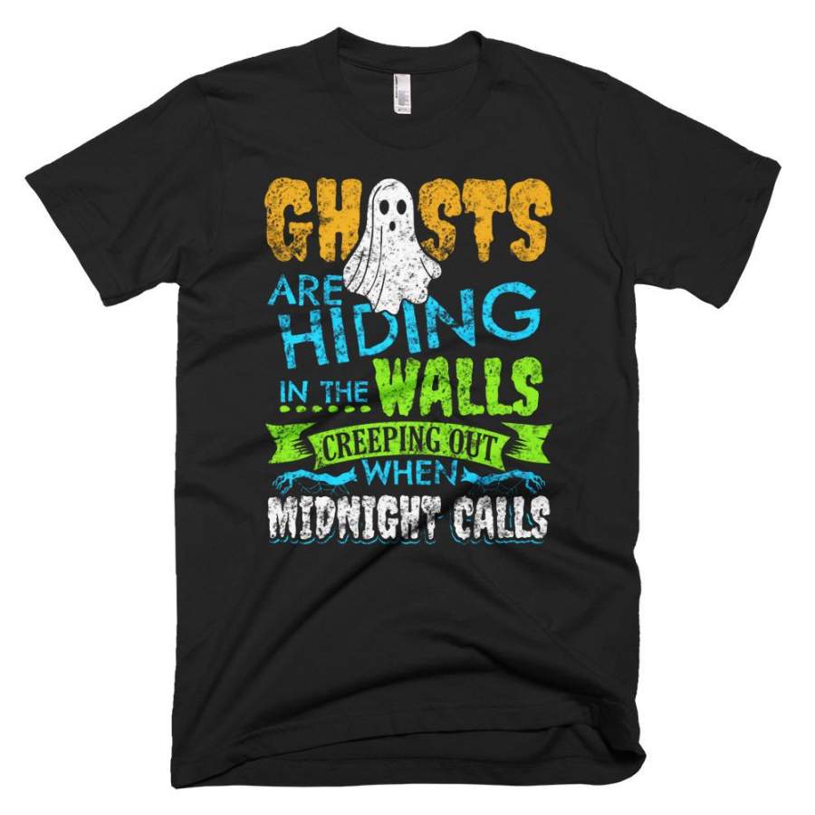 Halloween Ghost Halloween Spider Webs Halloween T-Shirt