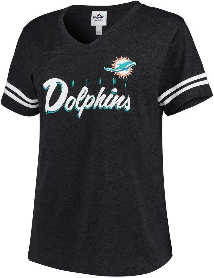 Charcoal Miami Dolphins Through Thick Or Thin shirt