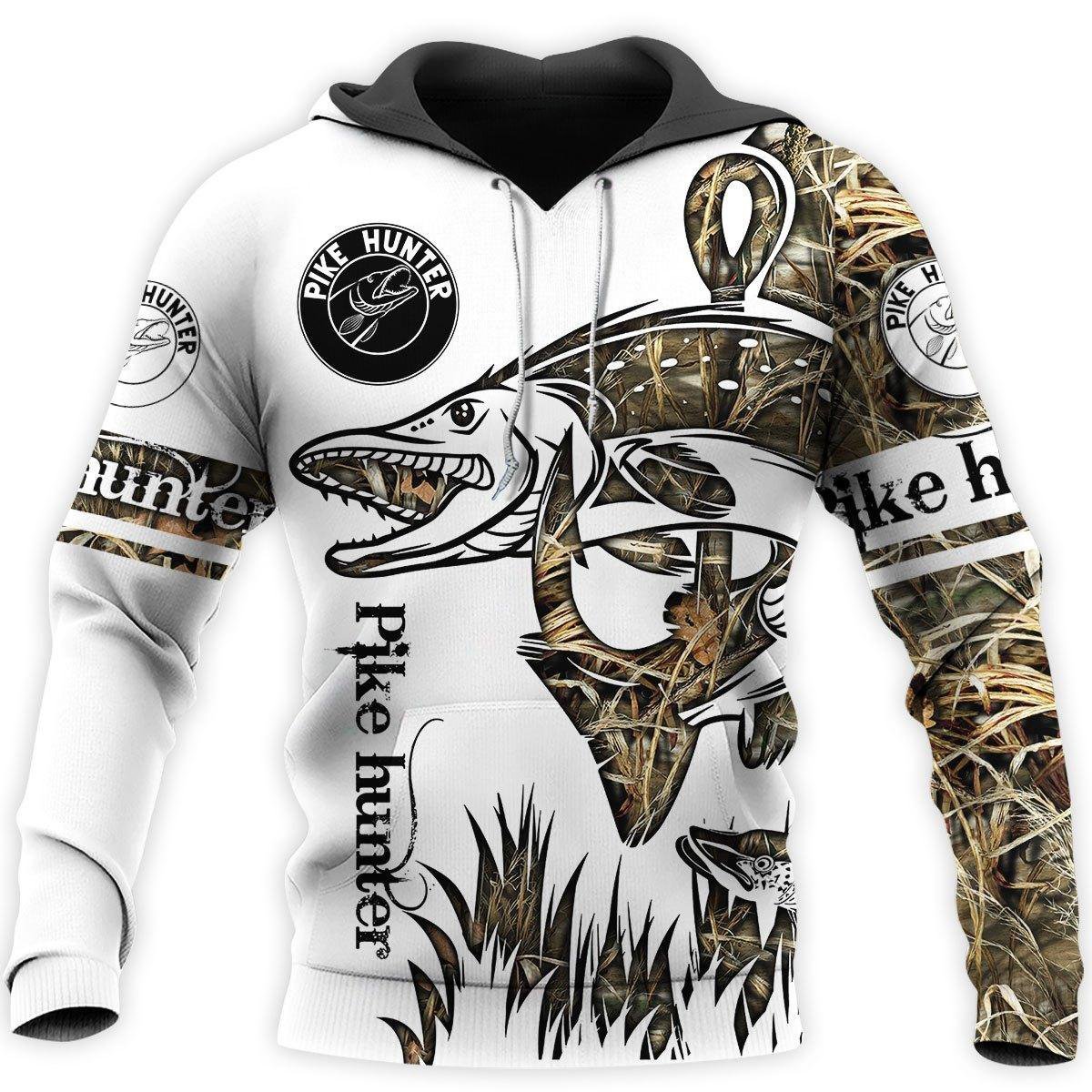 Pike Hunting 3D All Over Print | Hoodie | Unisex | Full Size | Adult | Colorful | HT5595