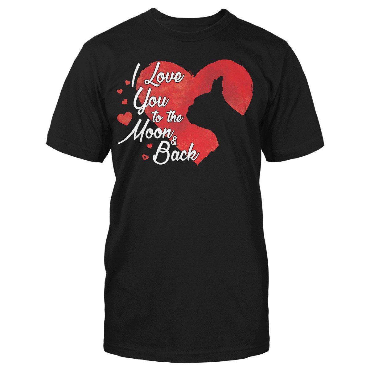 Boston Terrier Heart I Love You To The Moon And Back Ez07 1609 Classic T-Shirt