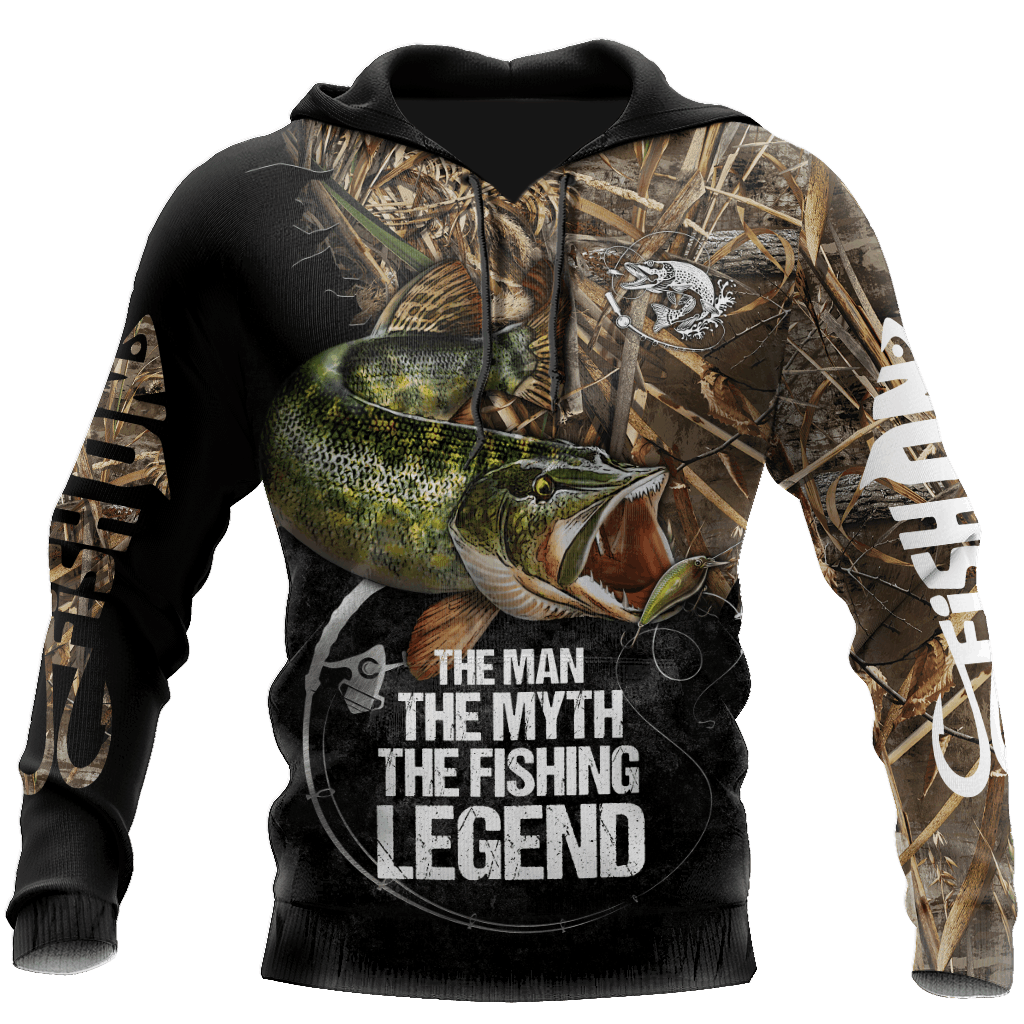 Collection Northern Pike fishing legend muddy camo design 3d print shirts –