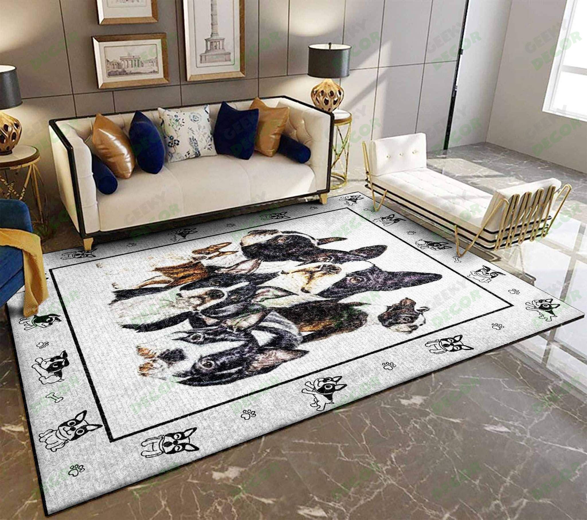 Boston Terrier FN170205 Area Rug – Floor Decor The US Decor