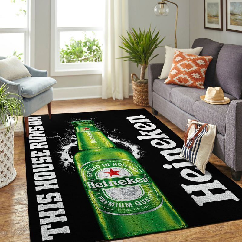 Heineken This House Runs On Area Rugs Living Room Carpet Floor Decor The US Decor