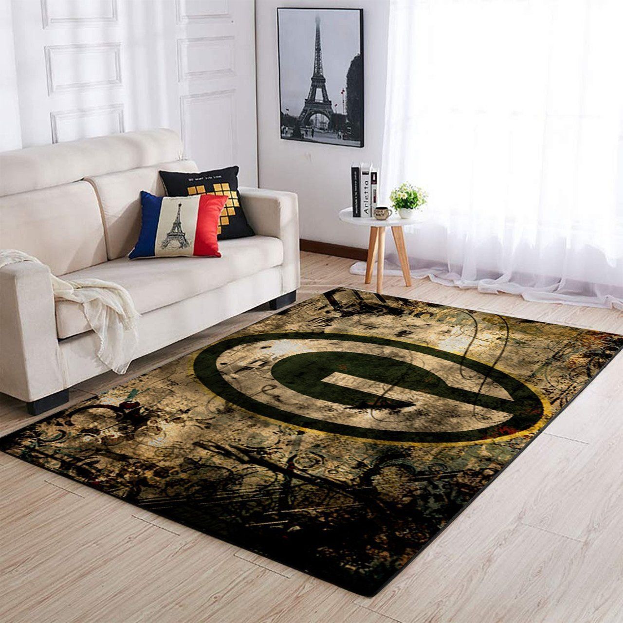 Green Bay Packers Area Rugs Living Room Carpet Floor Decor The US Decor