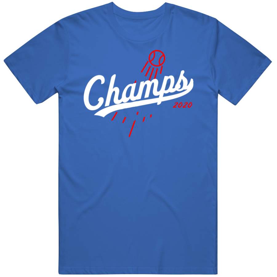 Champs World Champions Los Angeles Baseball Fan V2 T Shirt