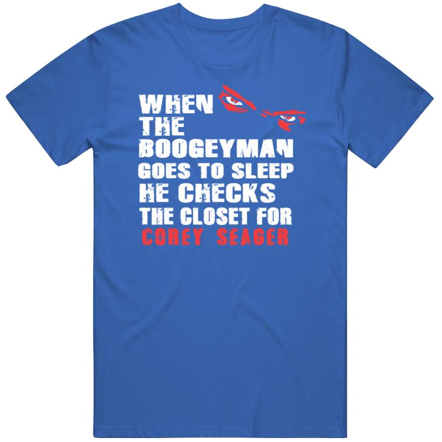 Corey Seager Boogeyman Los Angeles Baseball Fan T Shirt