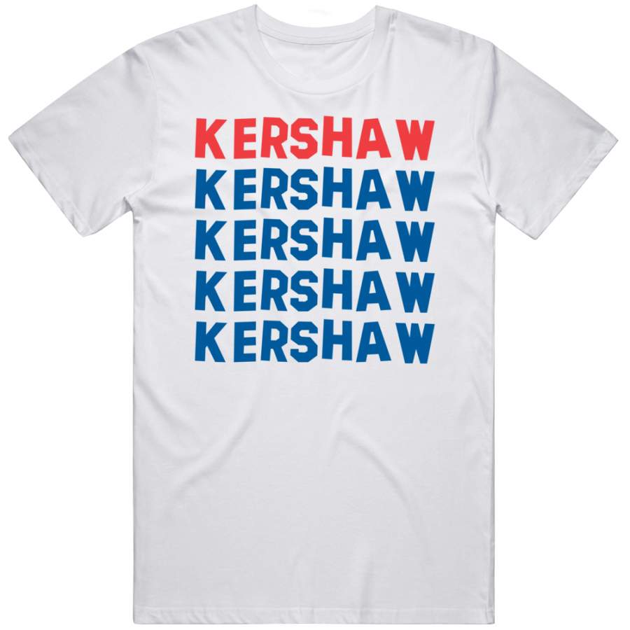 Clayton Kershaw X5 Los Angeles Baseball Fan T Shirt