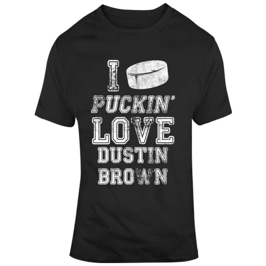 Dustin Brown I Love Los Angeles Hockey T Shirt