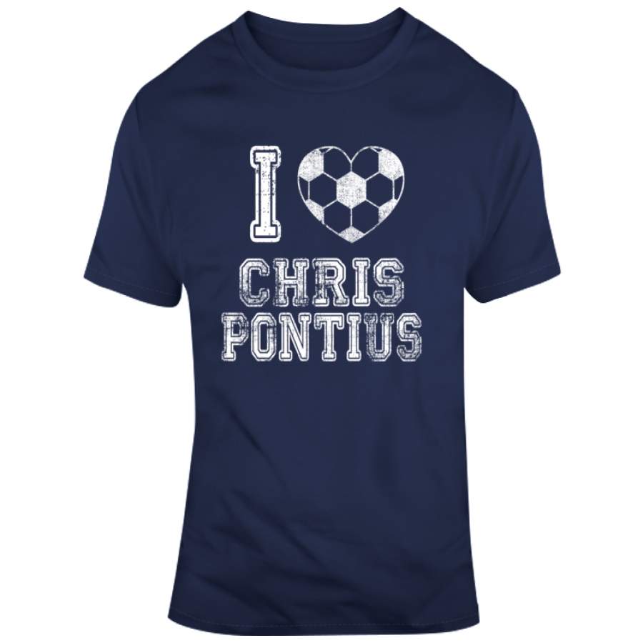 Chris Pontius I Heart Los Angeles Soccer T Shirt