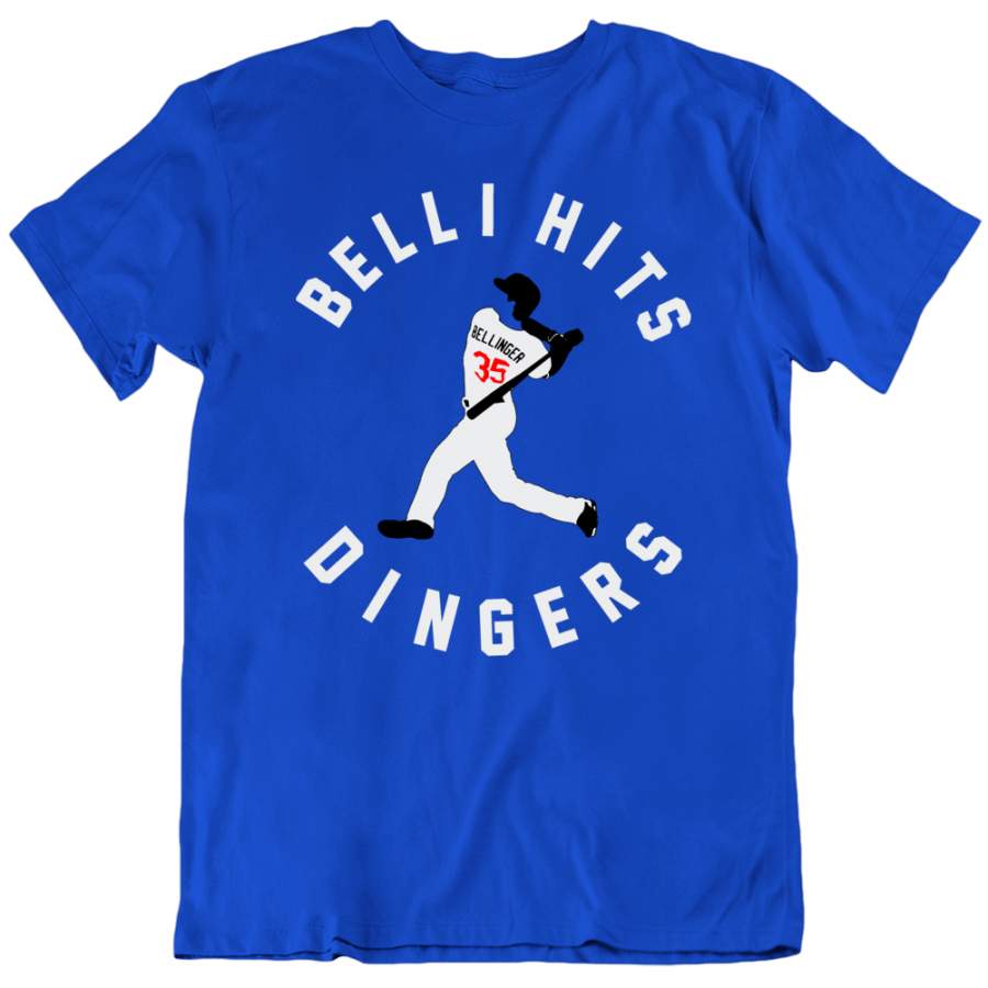 Cody Bellinger Belli Hits Dingers Los Angeles Baseball Fan T Shirt