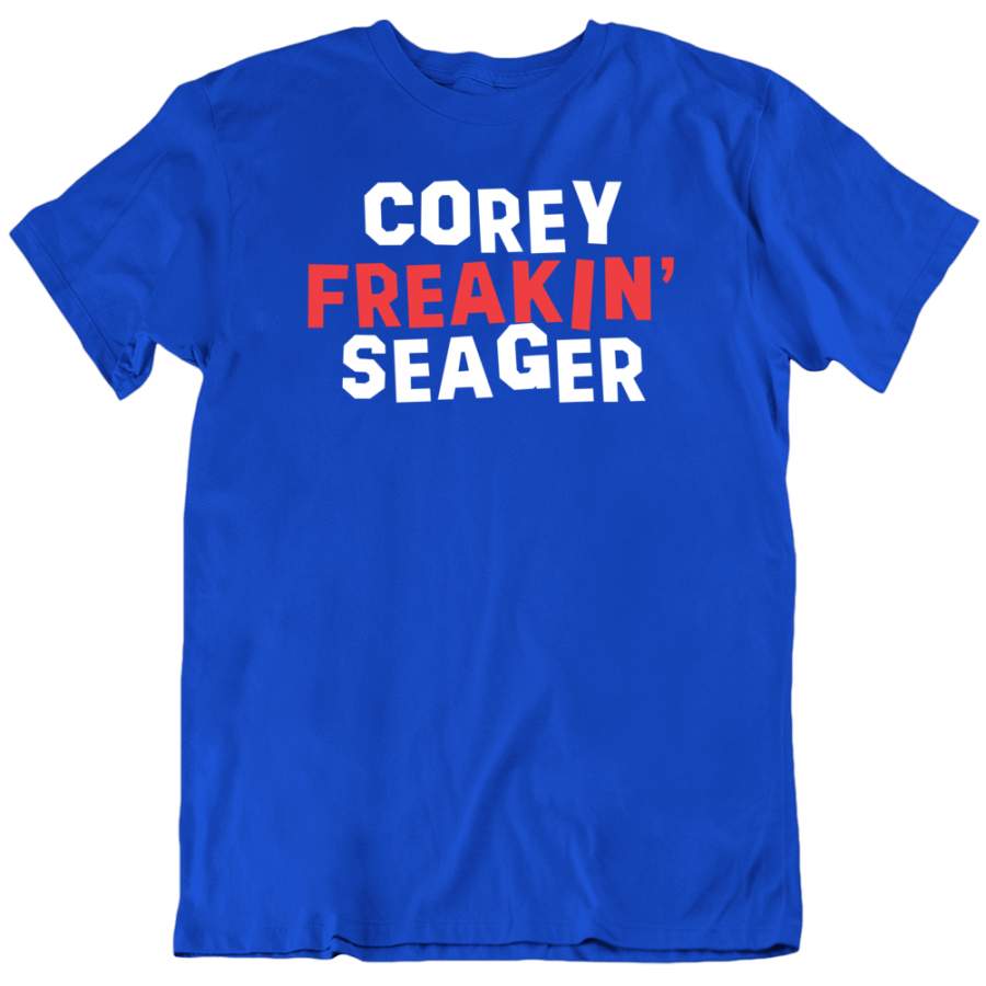 Corey Seager Freakin Seager Los Angeles Baseball Fan T Shirt