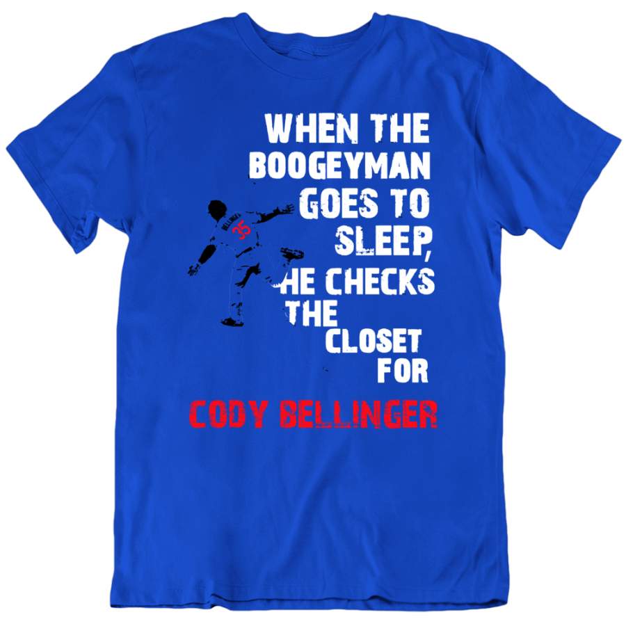 Cody Bellinger Boogeyman Check Closet Los Angeles Baseball Fan V3 T Shirt