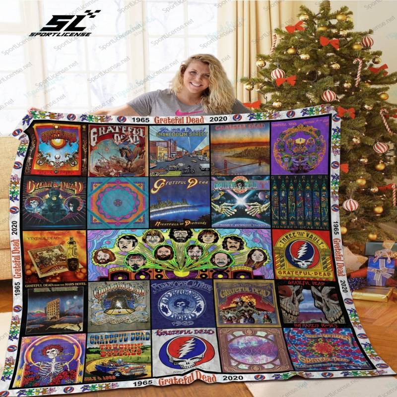 H Grateful Dead Abum Quilt Blanket