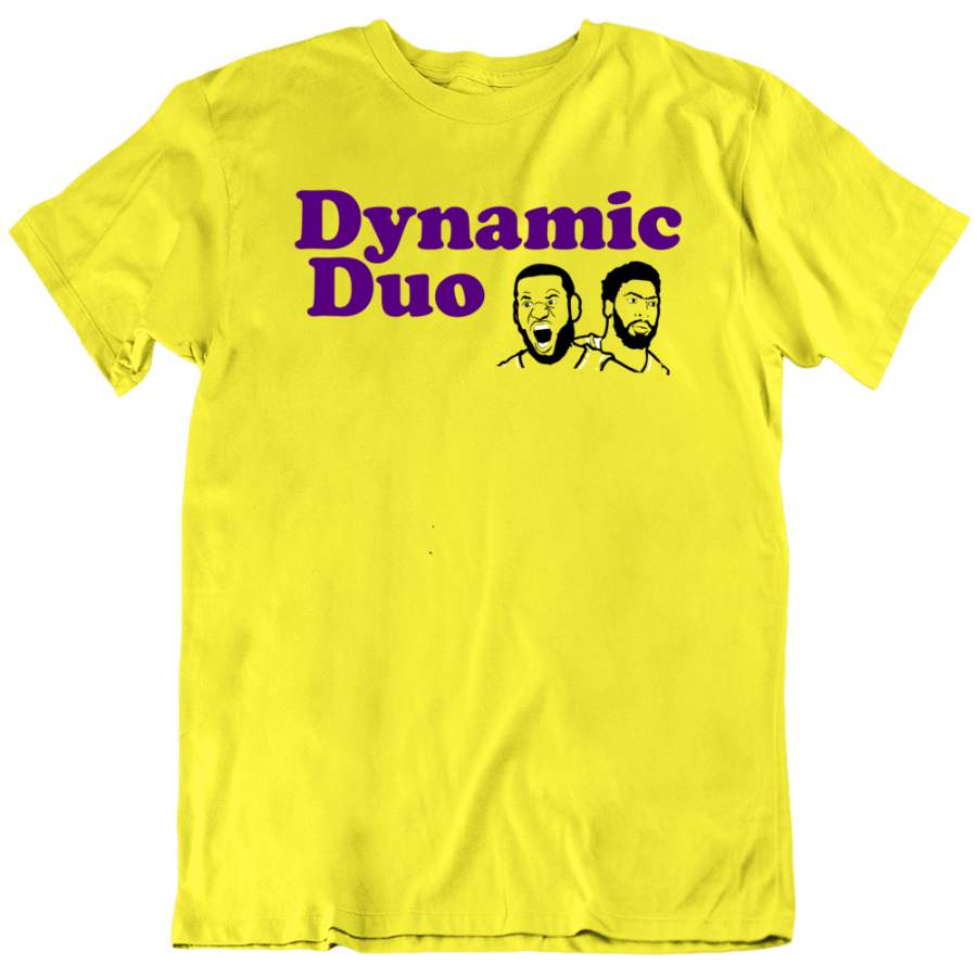 Dynamic Duo Los Angeles Basketball Fan LeBron AD v2 T Shirt