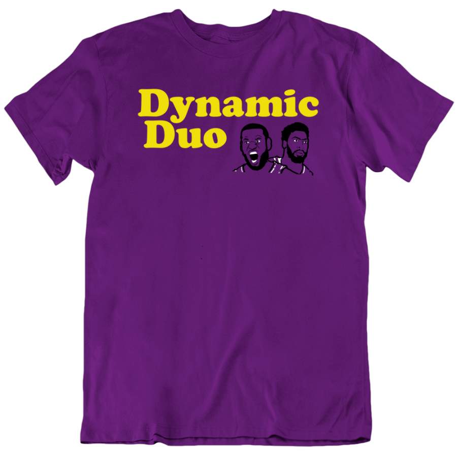 Dynamic Duo Los Angeles Basketball Fan Lebron Ad T Shirt