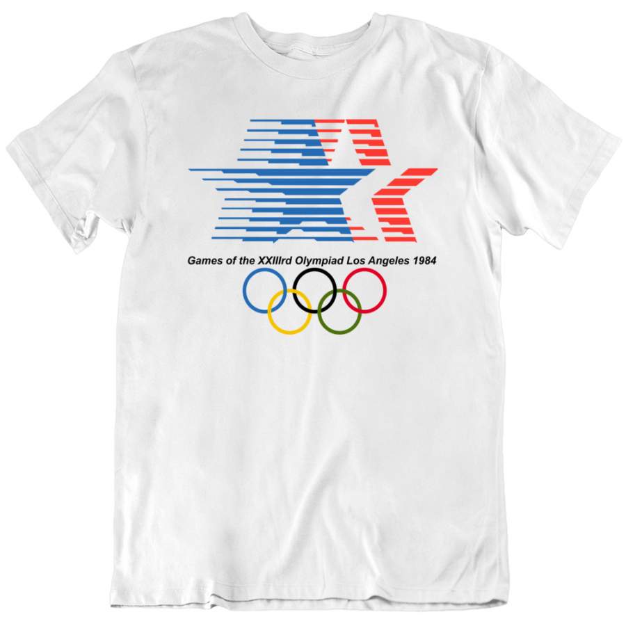 1984 Los Angeles Summer Olympic Games Logo T Shirt