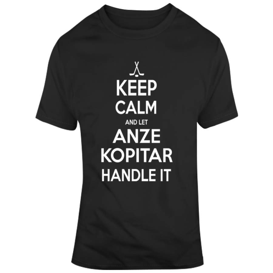 Anze Kopitar Keep Calm Handle It Los Angeles Hockey T Shirt