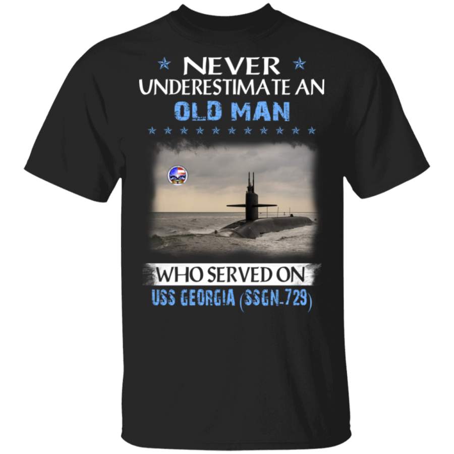 USS Georgia SSGN-729 Veterans Day Christmas Gift T-Shirt