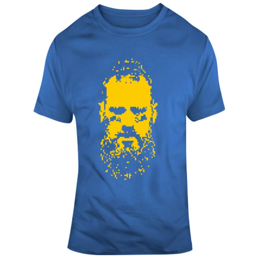 Eric Weddle Silhouette Big Head Los Angeles Football Fan 8 Bit V2 T Shirt