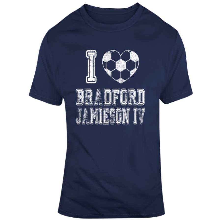 Bradford Jamieson IV I Heart Los Angeles Soccer T Shirt