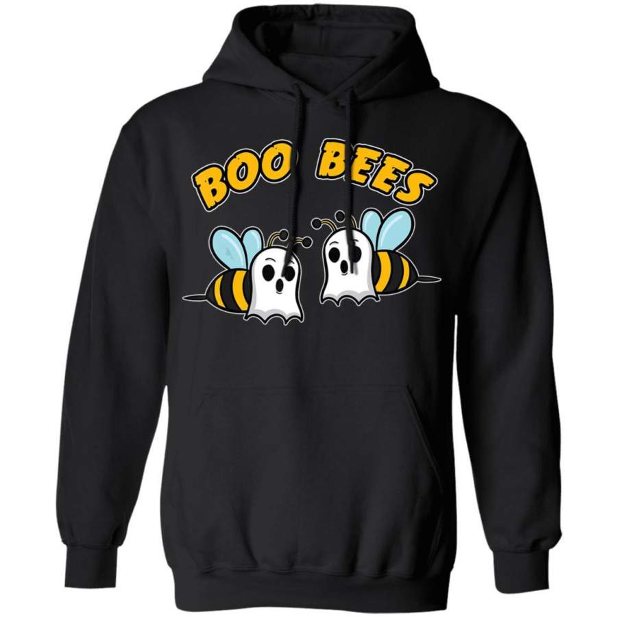 Halloween Boo Bees Honey Bee Ghost Funny Beekeeper Gift Hoodie