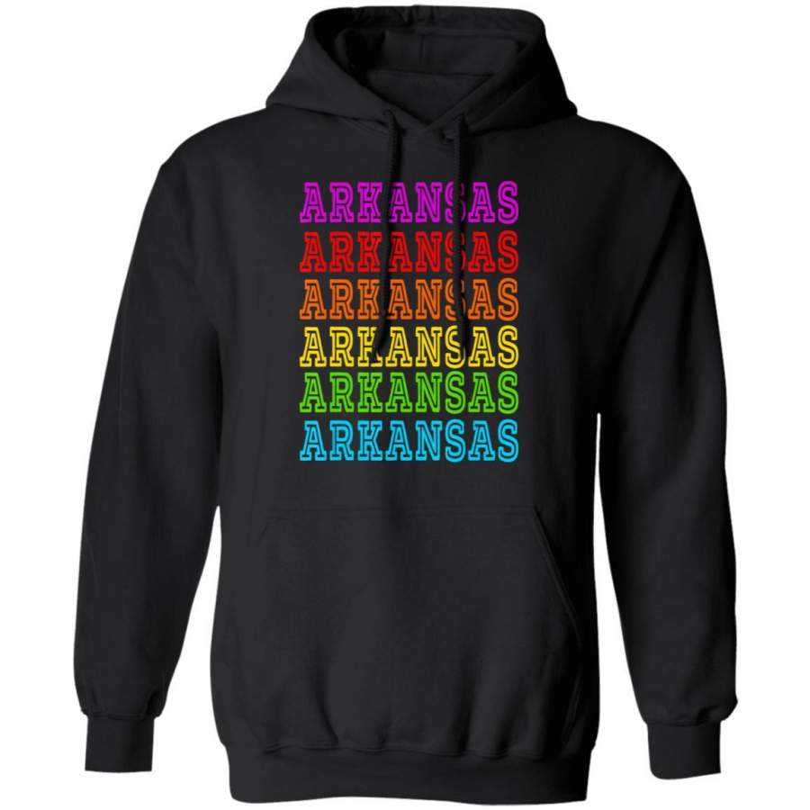 Arkansas Rainbow Souvenir Hoodie